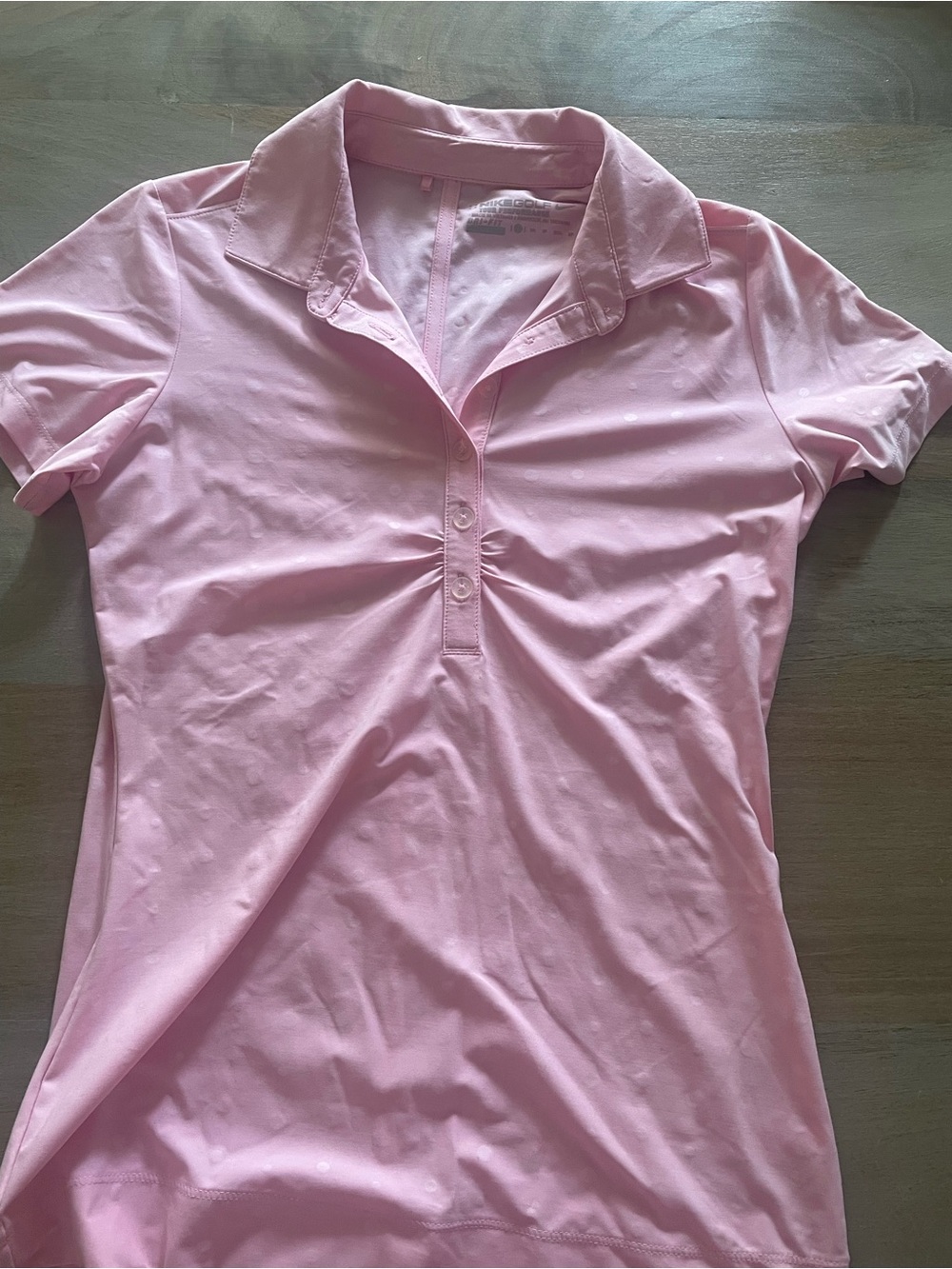Nike Golf-Pink Short Sleeve Polo Top